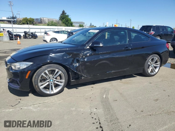 2014 BMW 4 Series 435i with VIN WBA3R1C56EK190184, listed as a Copart auction lot 51636865 with 97,763 mi miles and Salvage Title. Bid and sale history available at carsss.com. Image 1.