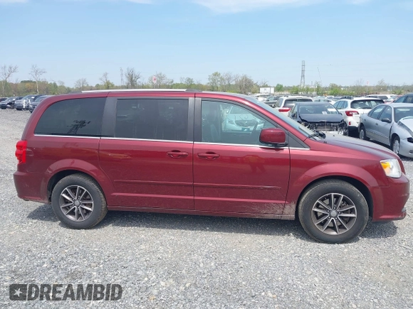 2017 Dodge Grand Caravan SXT with VIN 2C4RDGCG0HR774134, listed as a IAAI auction lot 42072621 with 90,753 mi miles and . Bid and sale history available at DreamBid. Image 13.