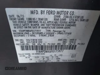 2015 Ford Police Interceptor с VIN 1FAHP2MK6FG175977, выставлен на аукционе IAAI как лот 41992411 с пробегом 157 029 миль миль и . История ставок и продаж доступна на DreamBid. Изображение 9.