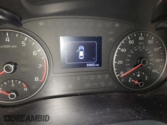 2016 Kia Optima LX with VIN 5XXGT4L30GG002858, listed as a Copart auction lot 74230034 with 83,651 mi miles and Salvage title. Bid and sale history available at DreamBid. Image 9.