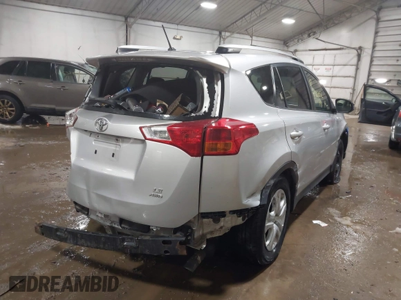 2015 Toyota RAV4 LE with VIN JTMBFREV4FJ037488, listed as a IAAI auction lot 41524052 with 155,544 mi miles and . Bid and sale history available at carsss.com. Image 4.