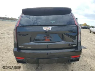 2023 Cadillac Escalade 4WD Sport Platinum with VIN 1GYS4GKL8PR557610, listed as a Copart auction lot 77876244 with 20,228 mi miles and Salvage Title. Bid and sale history available at carsss.com. Image 6.
