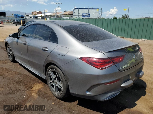 2020 Mercedes-Benz CLA 250 with VIN W1K5J4HB6LN102254, listed as a Copart auction lot 64384213 with 34,890 mi miles and . Bid and sale history available at DreamBid. Image 2.