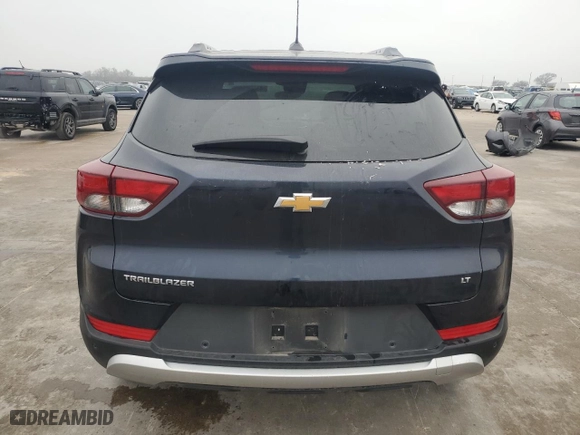2021 Chevrolet TrailBlazer LT with VIN KL79MPS25MB088926, listed as a Copart auction lot 43837845 with 0 mi miles and Salvage Title. Bid and sale history available at carsss.com. Image 6.