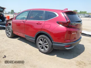 2022 Honda CR-V EX-L with VIN 2HKRW2H87NH656833, listed as a IAAI auction lot 42482299 with 49,345 mi miles and . Bid and sale history available at DreamBid. Image 3.