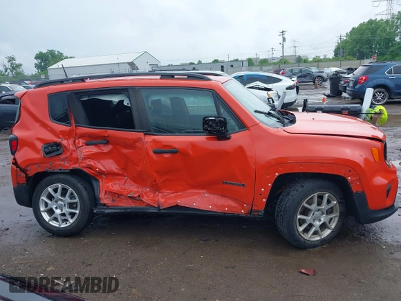 2020 Jeep Renegade Sport z VIN ZACNJAAB0LPL08984, wystawiony jako IAAI lot #42264734 z przebiegiem 55 562 mil mil oraz . Historia ofert i sprzedaży dostępna na DreamBid. Obrazek 13.