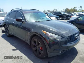 2017 Infiniti QX70 z VIN JN8CS1MU3HM144127, wystawiony jako IAAI lot #42272375 z przebiegiem 174 191 mil mil oraz . Historia ofert i sprzedaży dostępna na DreamBid. Obrazek 1.