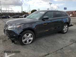 2025 Land Rover Range Rover Velar S with VIN SALYJ2EX8SA393852, listed as a Copart auction lot 44958965 with 5,818 mi miles and Salvage title. Bid and sale history available at DreamBid. Image 1.