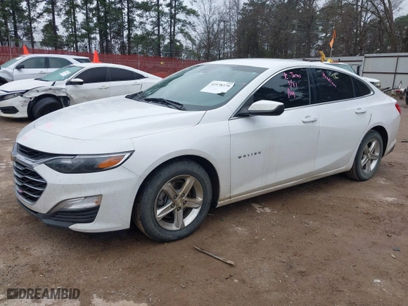 2020 Chevrolet Malibu LS with VIN 1G1ZC5ST0LF135072, listed as a IAAI auction lot 41578379 with 69,732 mi miles. Bid and sale history available at carsss.com. Image 2.