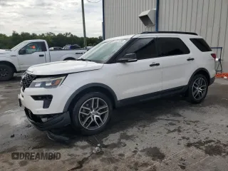 2018 Ford Explorer Sport с VIN 1FM5K8GT2JGB78916, выставлен на аукционе Copart как лот 59414335 с пробегом 121 842 миль миль и Списание • Salvage title. История ставок и продаж доступна на DreamBid. Изображение 1.