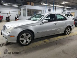 2006 Mercedes-Benz E-Class 3.5L with VIN WDBUF87J86X203830, listed as a Copart auction lot 47214055 with 0 mi miles and Salvage Title. Bid and sale history available at carsss.com. Image 1.