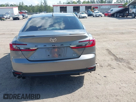 2025 Toyota Camry LE with VIN 4T1DAACK5SU539156, listed as a IAAI auction lot 42054268 with 5,705 mi miles and . Bid and sale history available at DreamBid. Image 17.