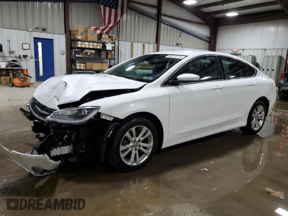 2015 Chrysler 200 Limited with VIN 1C3CCCAB6FN618445, listed as a Copart auction lot 50013715 with 122,156 mi miles and Salvage title. Bid and sale history available at DreamBid. Image 1.
