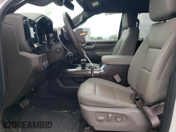 2024 Chevrolet Silverado 1500 LTZ with VIN 1GCUDGEL2RZ171374, listed as a Copart auction lot 55484474 with 5,904 mi miles and Salvage Title. Bid and sale history available at DreamBid. Image 7.