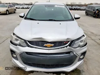 2017 Chevrolet Sonic LT with VIN 1G1JD6SH9H4139426, listed as a Copart auction lot 45705255 with 89,501 mi miles and Salvage Title. Bid and sale history available at carsss.com. Image 5.