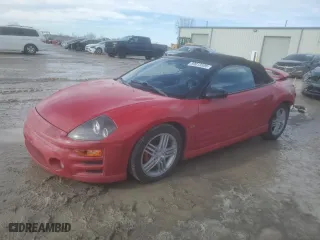 2003 Mitsubishi Eclipse GT with VIN 4A3AE55H83E172704, listed as a Copart auction lot 89013595 with 148,648 mi miles and Salvage Title. Bid and sale history available at carsss.com. Image 1.