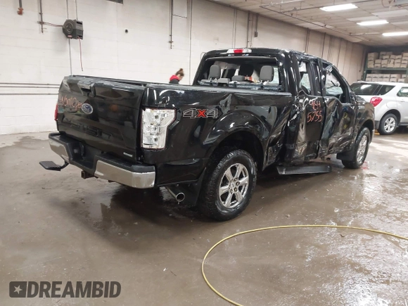 2018 Ford F-150 XL with VIN 1FTFX1EG6JFA03324, listed as a IAAI auction lot 41545755 with 98,799 mi miles. Bid and sale history available at carsss.com. Image 4.