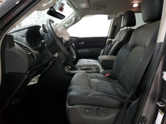 2024 Infiniti QX80 LUXE with VIN JN8AZ2AF4R9765203, listed as a Copart auction lot 53792895 with 43,450 mi miles and Non Repairable. Bid and sale history available at carsss.com. Image 7.