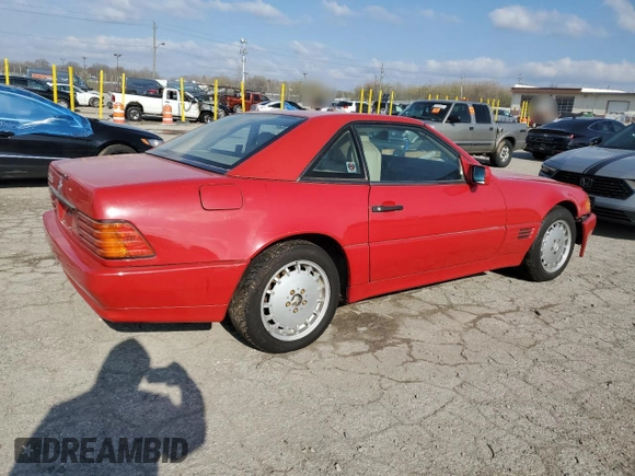 1990 Mercedes-Benz 300 with VIN WDBFA61E2LF005849, listed as a Copart auction lot 52911565 with 99,373 mi miles and Clean Title. Bid and sale history available at DreamBid. Image 3.