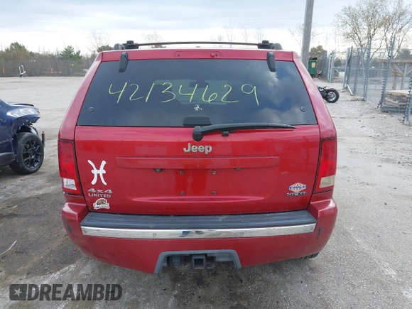 2009 Jeep Grand Cherokee Limited with VIN 1J8HR58T69C545290, listed as a IAAI auction lot 42134629 with 158,224 mi miles and . Bid and sale history available at DreamBid. Image 17.