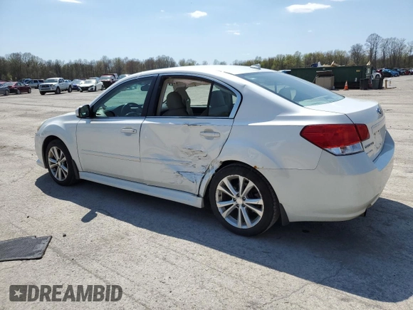2013 Subaru Legacy Limited with VIN 4S3BMBK66D3005184, listed as a Copart auction lot 54180575 with 160,395 mi miles and Salvage Title. Bid and sale history available at DreamBid. Image 2.
