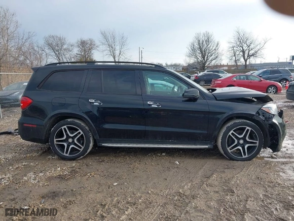 2017 Mercedes-Benz GLS with VIN 4JGDF7DE8HA788641, listed as a IAAI auction lot 41664587 with 156,707 mi miles. Bid and sale history available at carsss.com. Image 14.