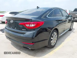 2017 Hyundai Sonata Sport with VIN 5NPE34AFXHH594862, listed as a IAAI auction lot 41952123 with 102,706 mi miles. Bid and sale history available at carsss.com. Image 4.