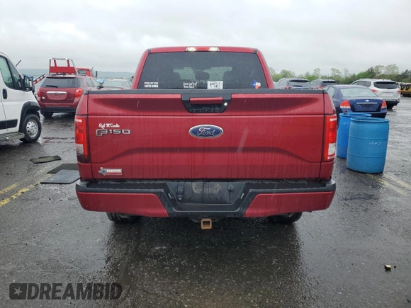 2016 Ford F-150 XLT with VIN 1FTEW1EP4GKE42424, listed as a Copart auction lot 56374405 with 167,275 mi miles and Salvage title. Bid and sale history available at DreamBid. Image 6.