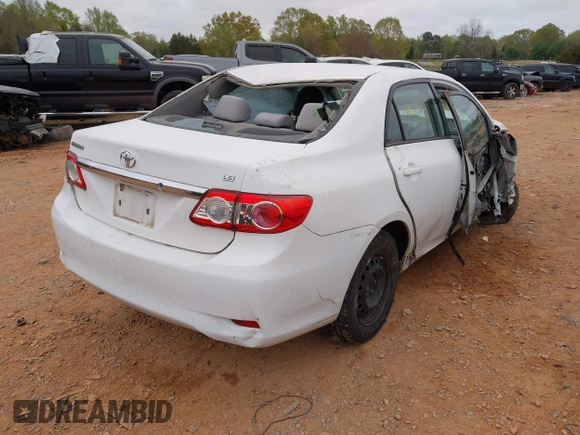2011 Toyota Corolla L with VIN 2T1BU4EE0BC698479, listed as a IAAI auction lot 41947247 with 132,371 mi miles. Bid and sale history available at carsss.com. Image 4.