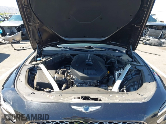 2023 Genesis G70 2.0T with VIN KMTG34TA3PU132398, listed as a IAAI auction lot 42497066 with 34,759 mi miles and . Bid and sale history available at DreamBid. Image 10.