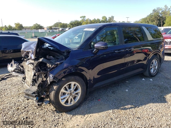 2023 Kia Carnival LX with VIN KNDNB4H32P6213996, listed as a Copart auction lot 72354174 with 45,946 mi miles and Non Repairable. Bid and sale history available at carsss.com. Image 1.