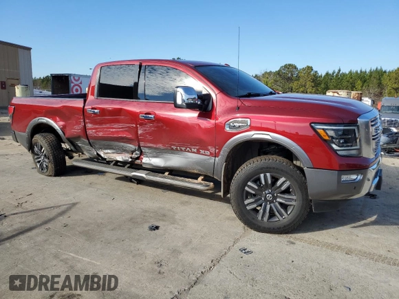 2021 Nissan Titan SV z VIN 1N6AA1FBXMN513634, wystawiony jako Copart lot #41454345 z przebiegiem 110 134 mil mil oraz Szkoda całkowita • Salvage title. Historia ofert i sprzedaży dostępna na DreamBid. Obrazek 4.