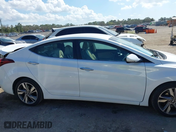 2015 Hyundai Elantra SE z VIN 5NPDH4AE7FH570097, wystawiony jako IAAI lot #41577252 z przebiegiem 135 219 mil mil oraz . Historia ofert i sprzedaży dostępna na DreamBid. Obrazek 13.