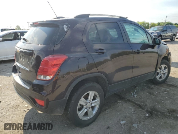 2022 Chevrolet Trax LT with VIN KL7CJPSM0NB527838, listed as a Copart auction lot 56217825 with 65,951 mi miles and Salvage title. Bid and sale history available at DreamBid. Image 3.