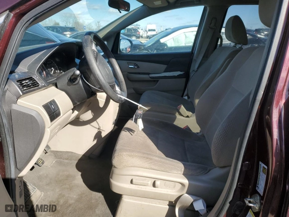 2014 Honda Odyssey LX with VIN 5FNRL5H26EB043624, listed as a Copart auction lot 47410315 with 185,302 mi miles and Salvage Title. Bid and sale history available at carsss.com. Image 7.
