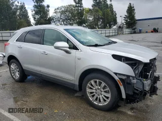 2018 Cadillac XT5 AWD with VIN 1GYKNBRS9JZ219430, listed as a Copart auction lot 48194775 with 59,017 mi miles and Salvage title. Bid and sale history available at DreamBid. Image 4.