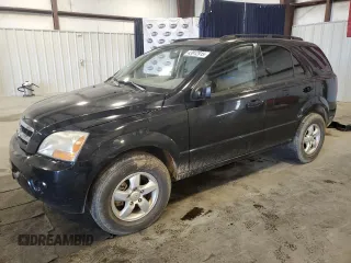 2009 Kia Sorento LX with VIN KNDJD735995871407, listed as a Copart auction lot 43912915 with 186,056 mi miles and Salvage Title. Bid and sale history available at carsss.com. Image 1.