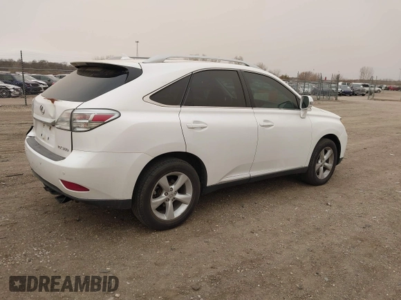 2012 Lexus RX 350 with VIN 2T2BK1BA5CC123975, listed as a IAAI auction lot 41834027 with 142,565 mi miles and . Bid and sale history available at DreamBid. Image 4.