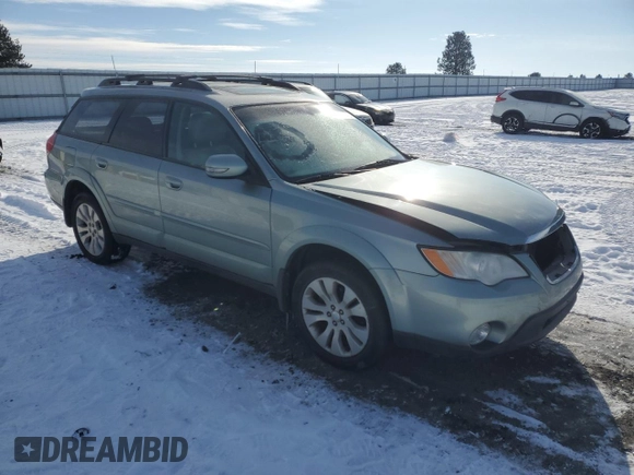 2009 Subaru Outback 3.0R Ltd with VIN 4S4BP85C294328835, listed as a Copart auction lot 44181845 with 107,811 mi miles and Salvage Title. Bid and sale history available at carsss.com. Image 4.