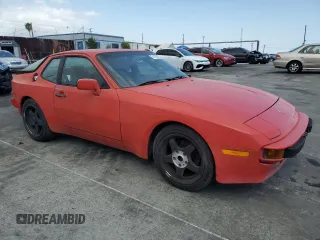 1985 Porsche 944 with VIN WP0AA0942FN454415, listed as a Copart auction lot 51178705 with 106,725 mi miles and Clean Title. Bid and sale history available at carsss.com. Image 4.