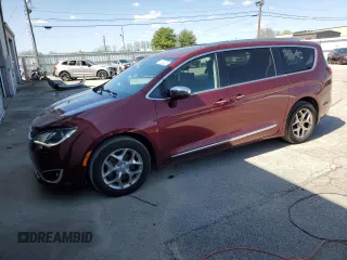 2018 Chrysler Pacifica Limited z VIN 2C4RC1GG1JR185626, wystawiony jako Copart lot #52085435 z przebiegiem 121 742 mil mil oraz Szkoda całkowita • Salvage title. Historia ofert i sprzedaży dostępna na DreamBid. Obrazek 1.