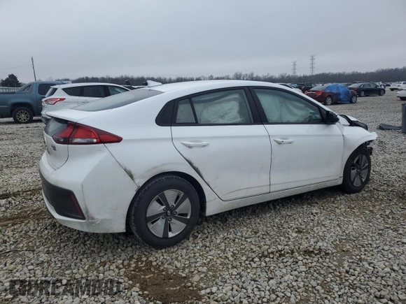 2021 Hyundai Ioniq Blue with VIN KMHC65LC4MU246221, listed as a Copart auction lot 59340345 with 82,974 mi miles and Salvage title. Bid and sale history available at DreamBid. Image 3.
