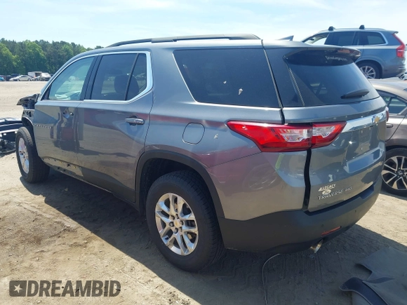 2021 Chevrolet Traverse LT Cloth z VIN 1GNEVGKW8MJ193233, wystawiony jako IAAI lot #42279421 z przebiegiem 66 924 mil mil oraz . Historia ofert i sprzedaży dostępna na DreamBid. Obrazek 3.