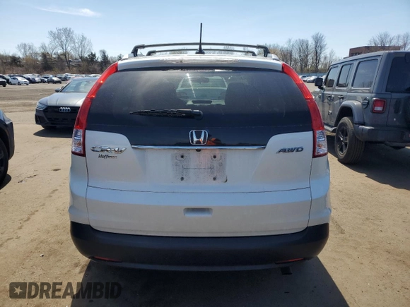 2013 Honda CR-V EX-L with VIN 5J6RM4H76DL048170, listed as a Copart auction lot 53349535 with 197,983 mi miles and Salvage Title. Bid and sale history available at carsss.com. Image 6.