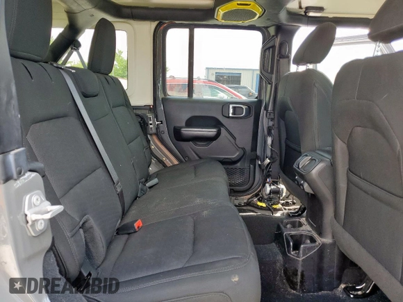 2020 Jeep Wrangler Unlimited Sport S with VIN 1C4HJXDN0LW276906, listed as a Copart auction lot 61099705 with 103,873 mi miles and Salvage title. Bid and sale history available at DreamBid. Image 11.