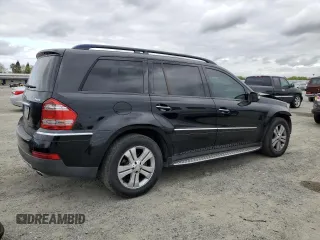 2008 Mercedes-Benz GL-Class 4.6L with VIN 4JGBF71E48A308364, listed as a Copart auction lot 50924955 with 166,454 mi miles and Salvage Title. Bid and sale history available at carsss.com. Image 3.
