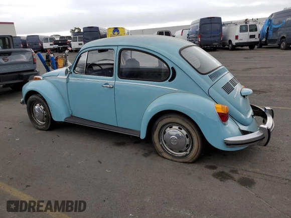 1973 Volkswagen Beetle with VIN 1332743225, listed as a Copart auction lot 82205824 with 66,942 mi miles and Clean Title. Bid and sale history available at DreamBid. Image 2.