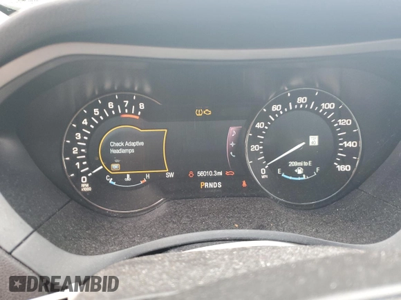 2014 Lincoln MKZ with VIN 3LN6L2JK7ER834055, listed as a Copart auction lot 58043045 with 56,010 mi miles and Salvage title. Bid and sale history available at DreamBid. Image 9.
