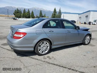 2009 Mercedes-Benz C-Class 3.0L Sport with VIN WDDGF54X49R081858, listed as a Copart auction lot 49999815 with 120,419 mi miles and Salvage Title. Bid and sale history available at carsss.com. Image 3.
