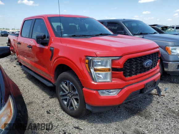 2021 Ford F-150 XL z VIN 1FTEW1EP8MKE10930, wystawiony jako Copart lot #60818745 z przebiegiem Nie podano mil oraz Szkoda całkowita • Salvage title. Historia ofert i sprzedaży dostępna na DreamBid. Obrazek 4.
